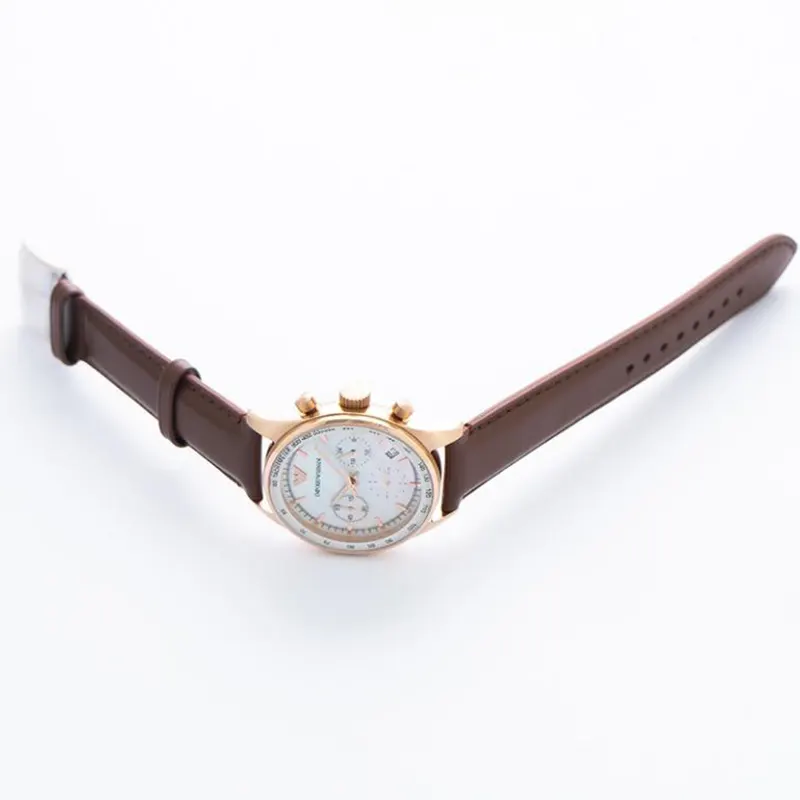 Emporio Armani Classic Chronograph Silver Dial Men's Watch- AR5996